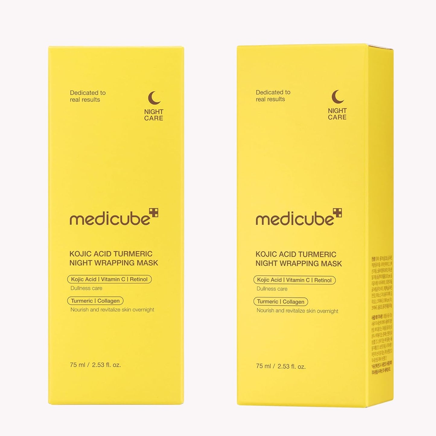 medicube Wrapping Mask Kojic Acid Overnight Peel-Off Mask Birthday Gift for Her with Glass Skin Glow