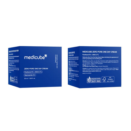 Medicube Zero Pore One-Day Cream 1.69 fl.oz – Thoughtful Birthday Gift for Women Who Love K-Beauty