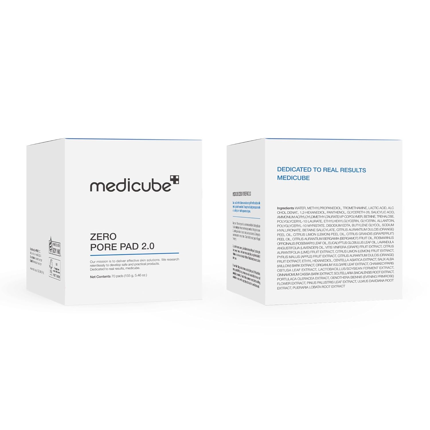 medicube Zero Pore Pad 2.0 – Evening Self-Care Ritual for Oily Skin, Calming Pore Refining Toner Pads