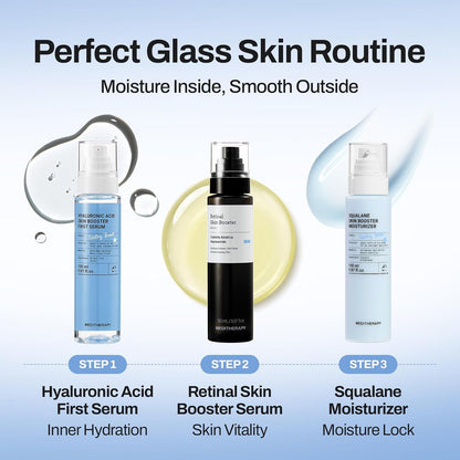 MEDITHERAPY Retinal Skin Booster Serum 5.07 fl oz | Couture K-Beauty Retinal Serum for Visible Youth-Boosting Results, Full-Body Luxury Treatment