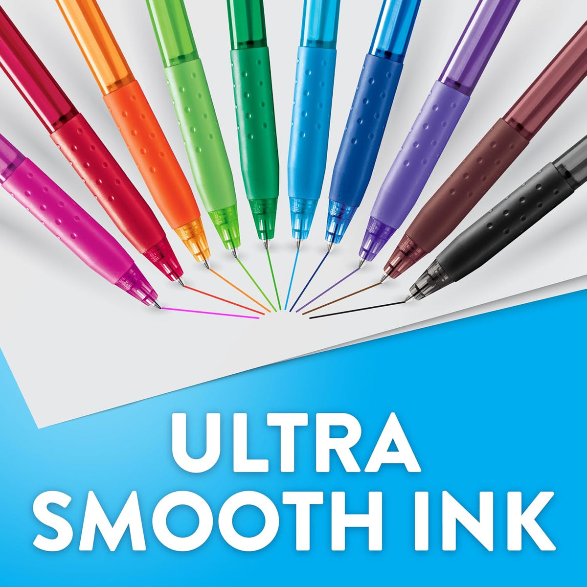 medium 1.0mm point producing bold 1.0–1.9mm lines