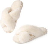 Ankis Waterproof Open Toe Slippers for Women – After Bath Comfort, Spa Style Indoor House Shoes