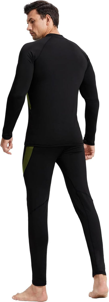 Mens Thermal Underwear Long Johns Set – Holiday Gift for Grandpa, Warm Thermal Set for Cold Weather