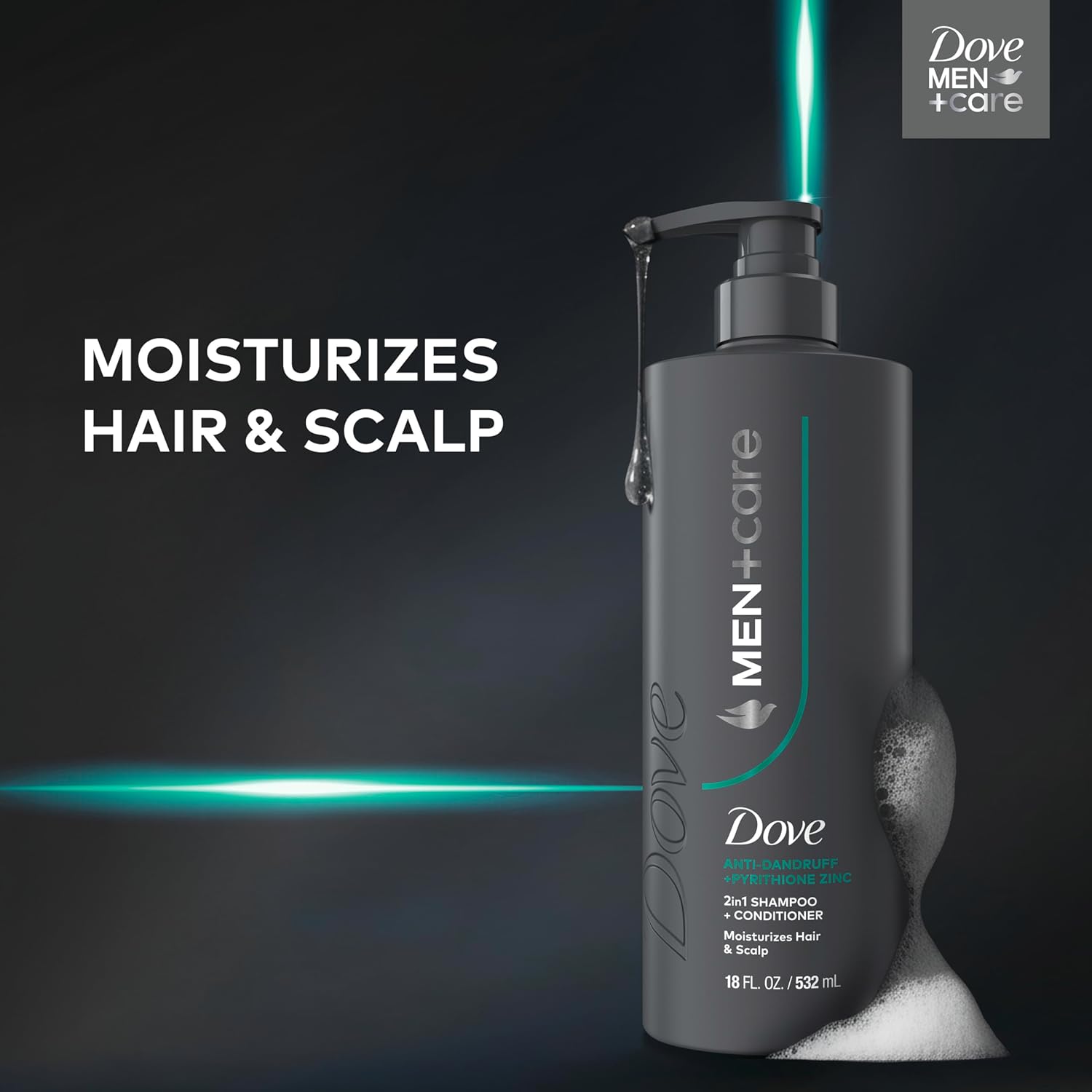 menthol-enriched formula for a cooling, fresh scalp feel