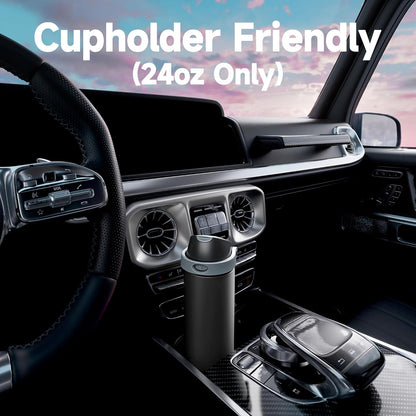 Meoky Stainless Steel Water Bottle Graduation Gift, Fits Car Cup Holder, 50+ Styles