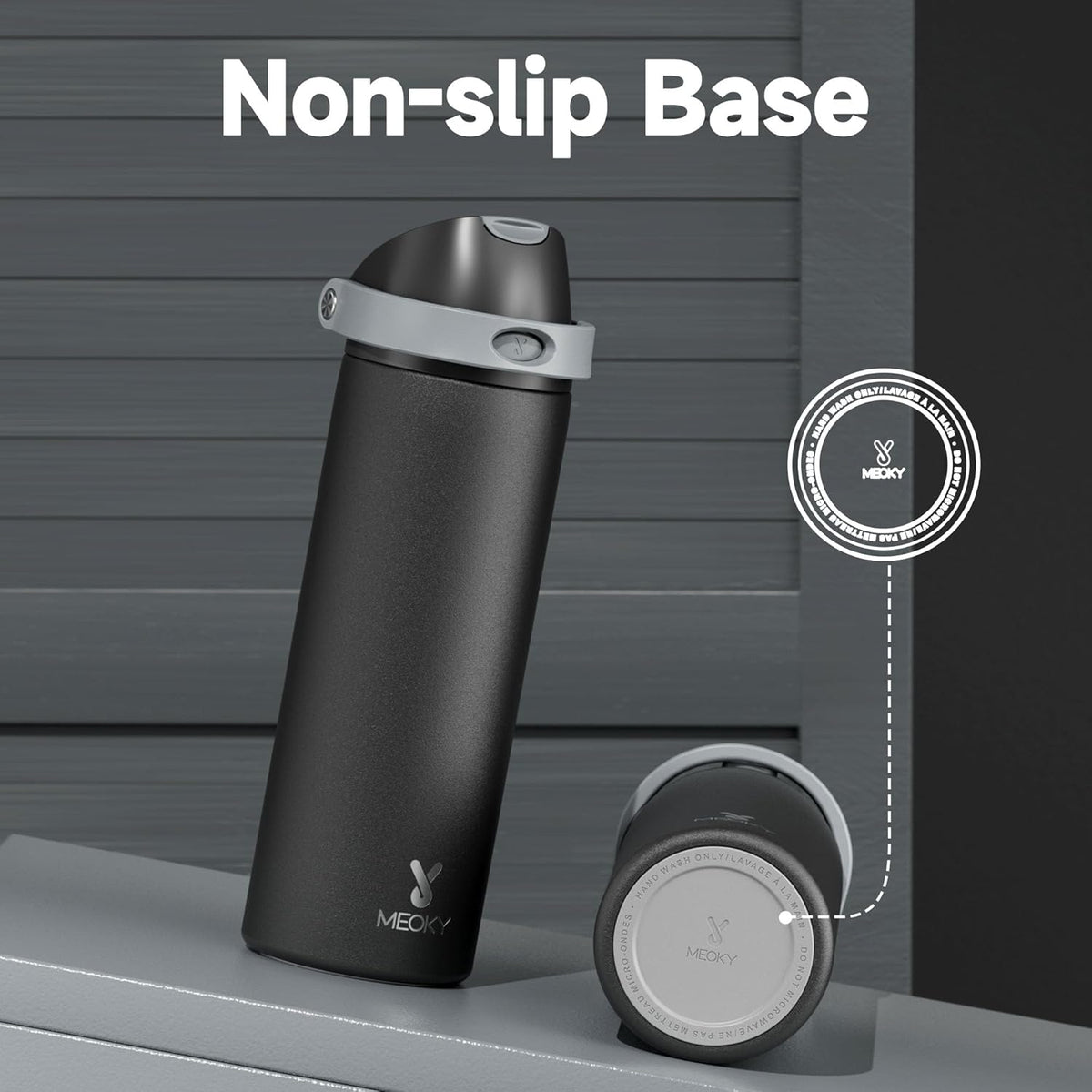 Meoky Stainless Steel Water Bottle Graduation Gift, Fits Car Cup Holder, 50+ Styles