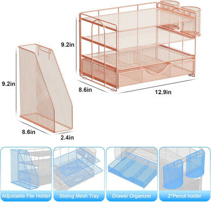 metal mesh body with solid steel frame, epoxy/powder-coated for rust resistance