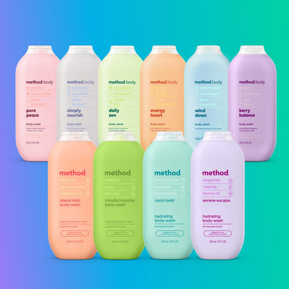 Method Body Wash, Pure Peace – Long-Lasting Fragrance Body Wash for a Sensory Shower Ritual