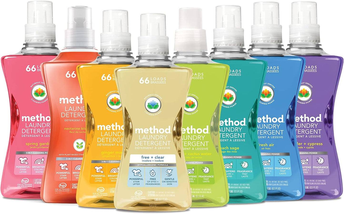 Method Fresh Air Scent Laundry Detergent – Long-Lasting Fragrance Wash for a Yoga Room Refresh