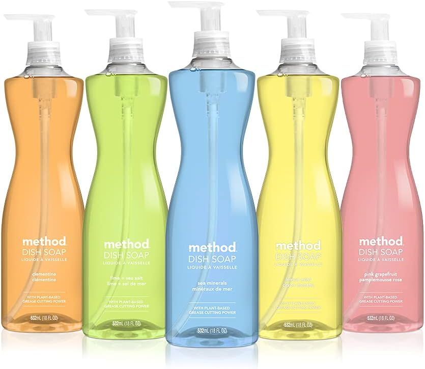 Method Lime + Sea Salt Dish Soap – Housewarming Gift for New Homeowners and Apartment Dwellers