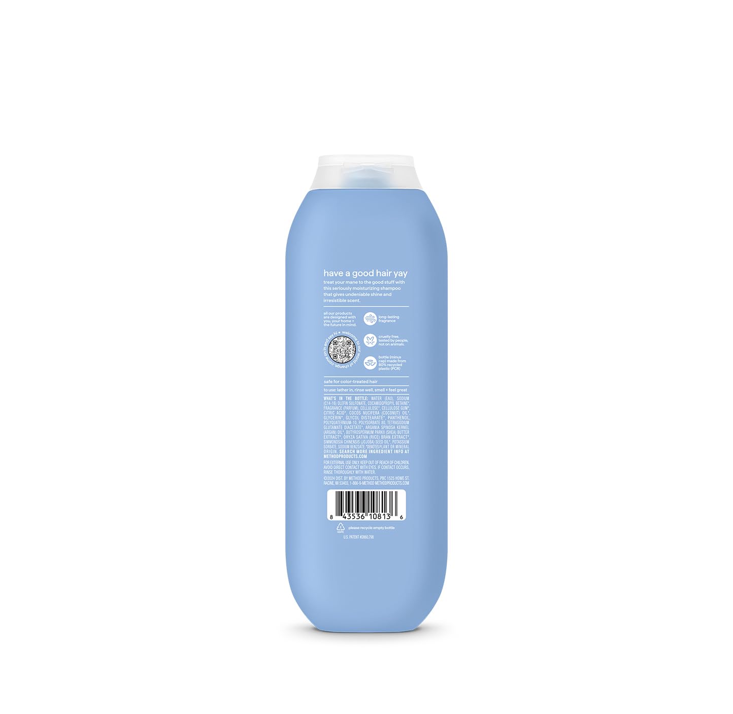 Method Simply Nourish Moisturizing Shampoo – Mindful Self-Care Ritual for Dry, Stressed Hair at Home
