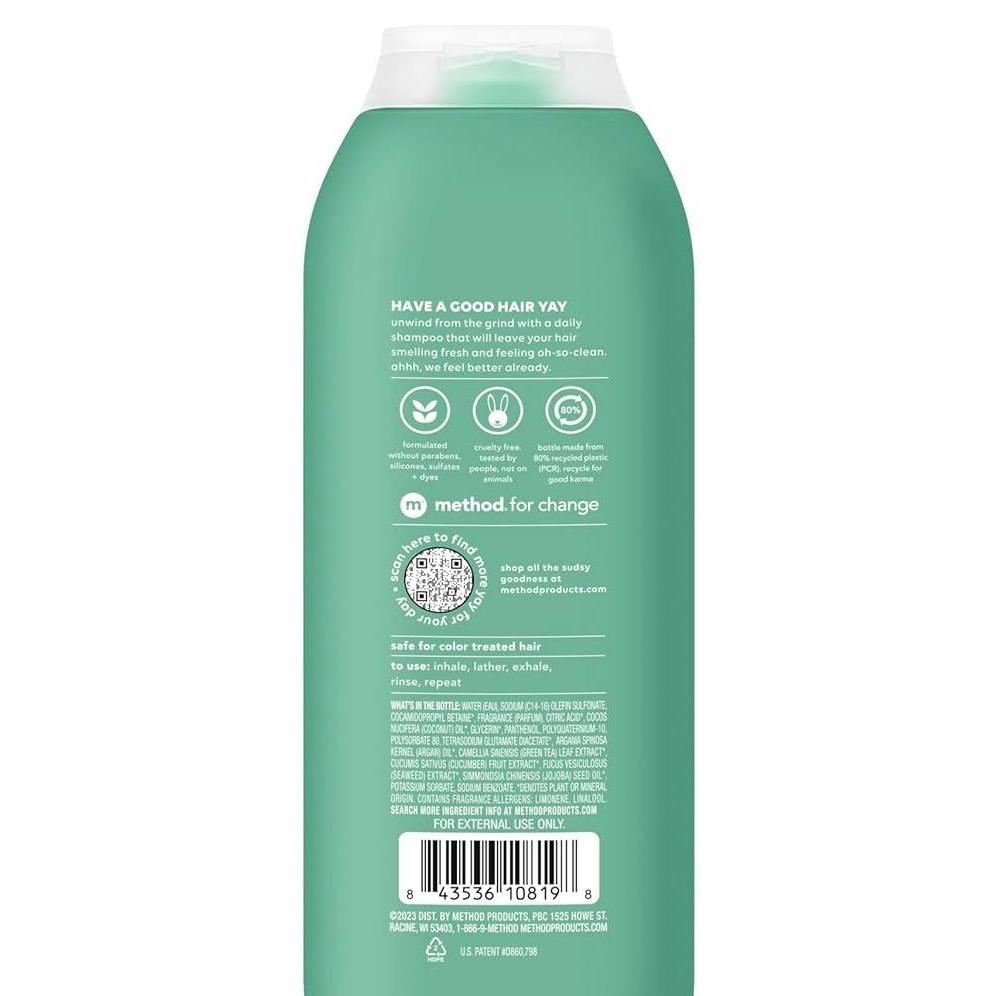 Method Volumizing Conditioner Pure Peace – Calming Bath Time Wind-Down for Color-Treated Hair, Cruelty-Free 13.5 fl oz
