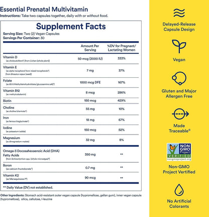 methylated folate from italy plus omega-3 dha from nova scotia microalgae