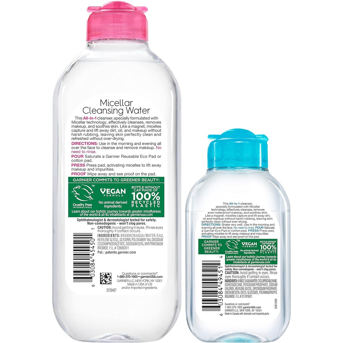 micellar cleansing technology that captures dirt, oil, and makeup like a magnet