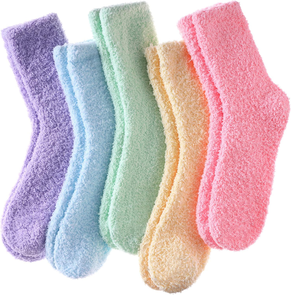 microfiber fluffy material construction for softness and warmth