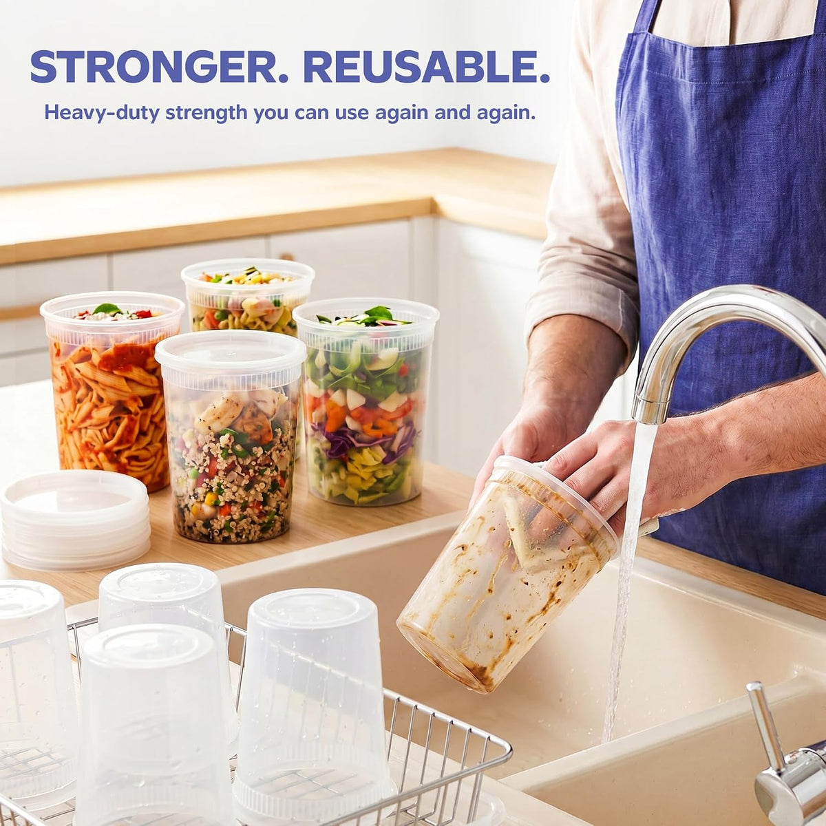 microwave-safe body for direct reheating