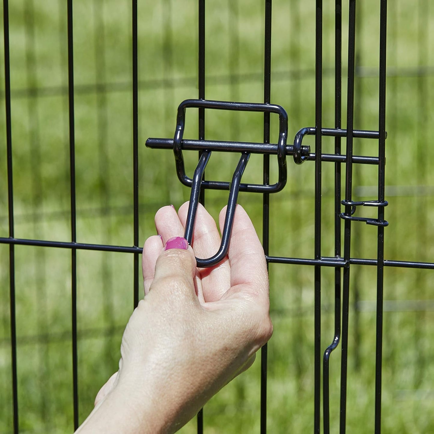 MidWest Homes for Pets 30-Inch Exercise Pen – Portable Outdoor Dog Pen for Camping and Backyards