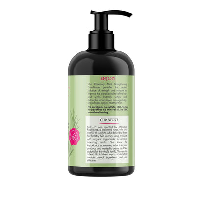 Mielle Organics Rosemary Mint Biotin Conditioner – Premium Rosemary & Mint Botanical Blend for Discerning Haircare Connoisseurs, 12 oz