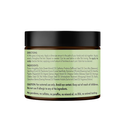 Mielle Organics Rosemary & Mint Hair Pomade – Spa-Inspired Self-Care Treatment for Textured Hair, 5 oz Scalp-Nourishing Balm