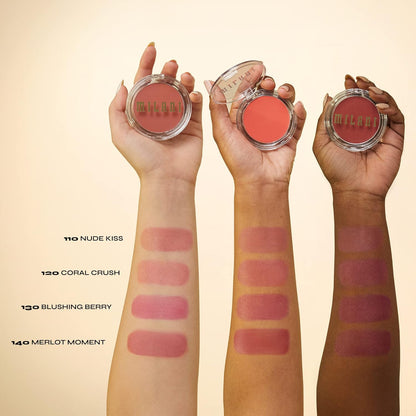 Milani Cheek Kiss Cream Blush – Student Desk Drawer Essential for Quick Two-in-One Lip and Cheek Color