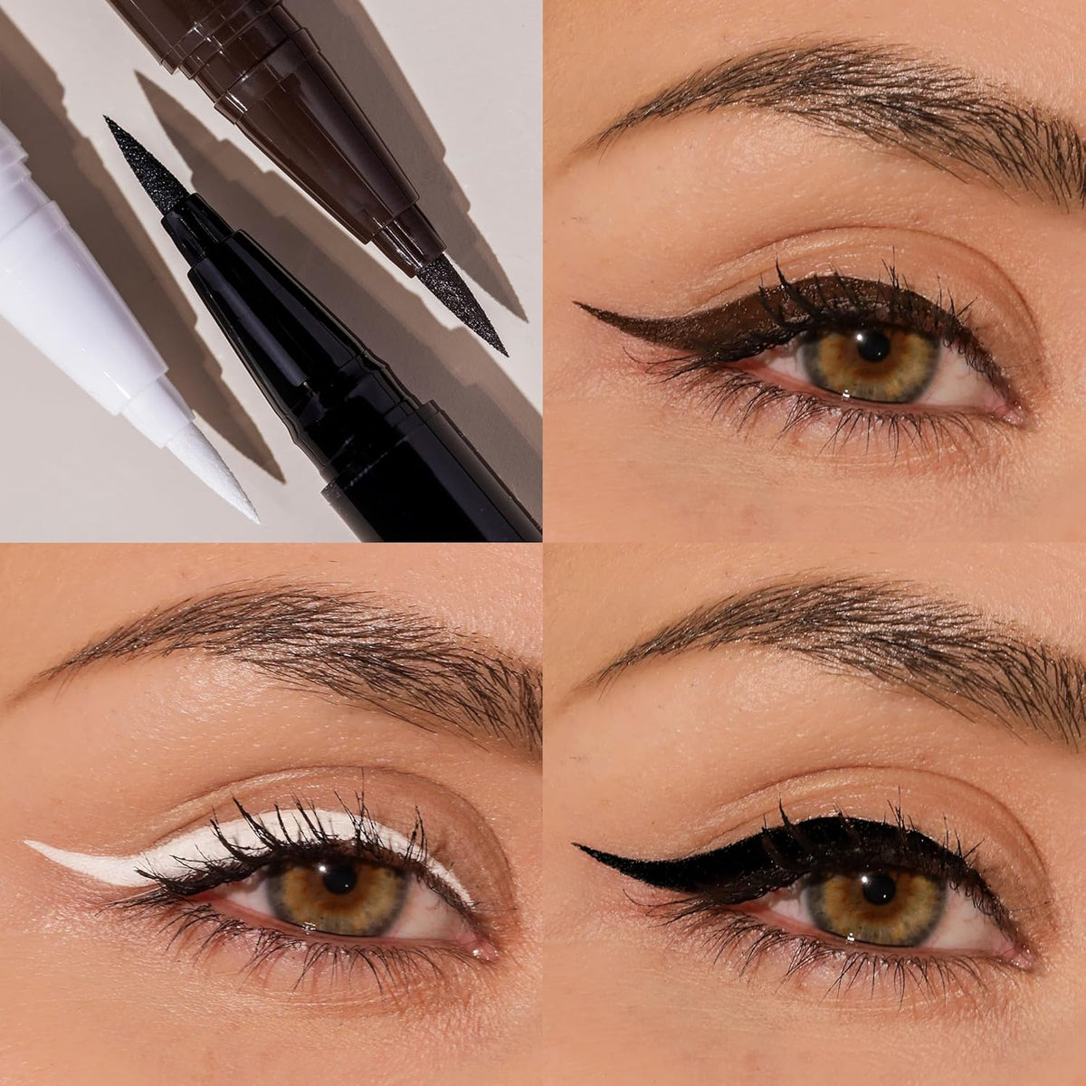 Milani The Tank Liquid Eyeliner - Thoughtful Birthday Gift for Her, Vegan Black Winged Liner With Sealed Storage Tank