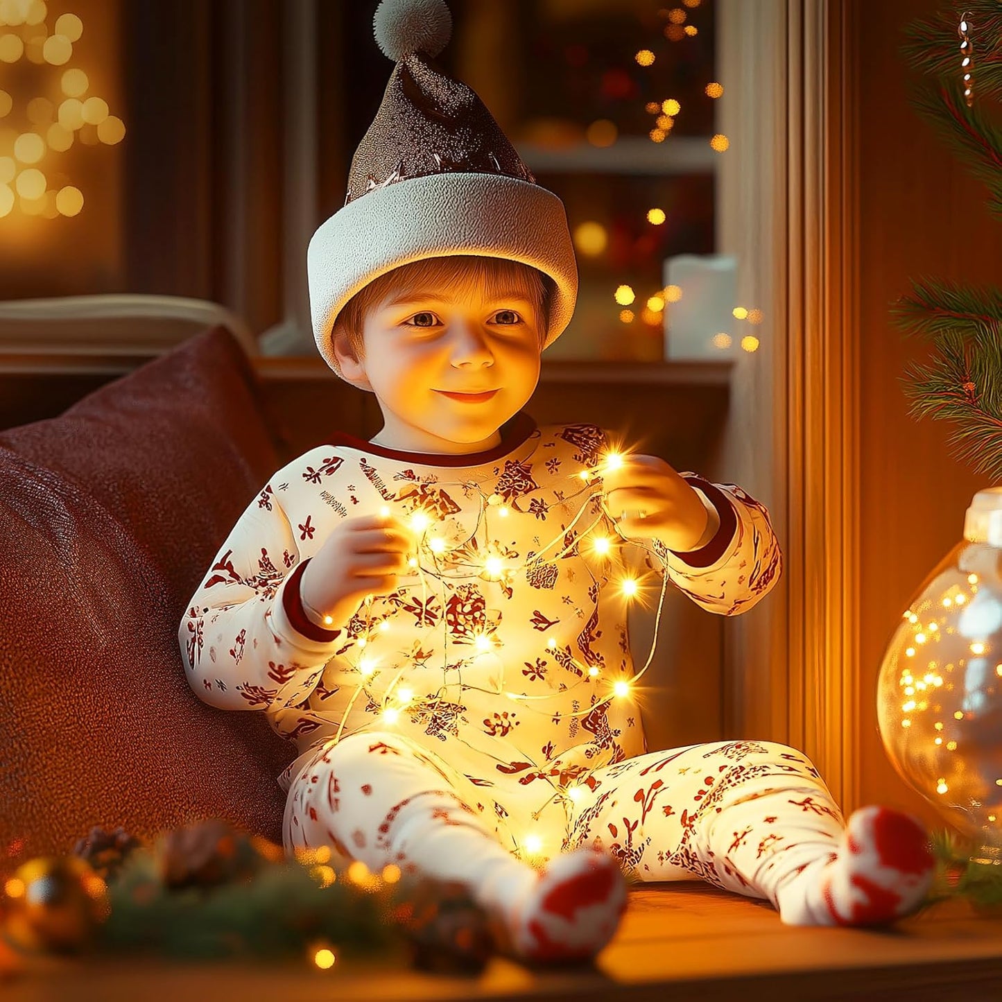 Minetom Fairy Lights Plug in – Child Safe Nursery and Playroom Decor, Cool to Touch Starry LED String Lights