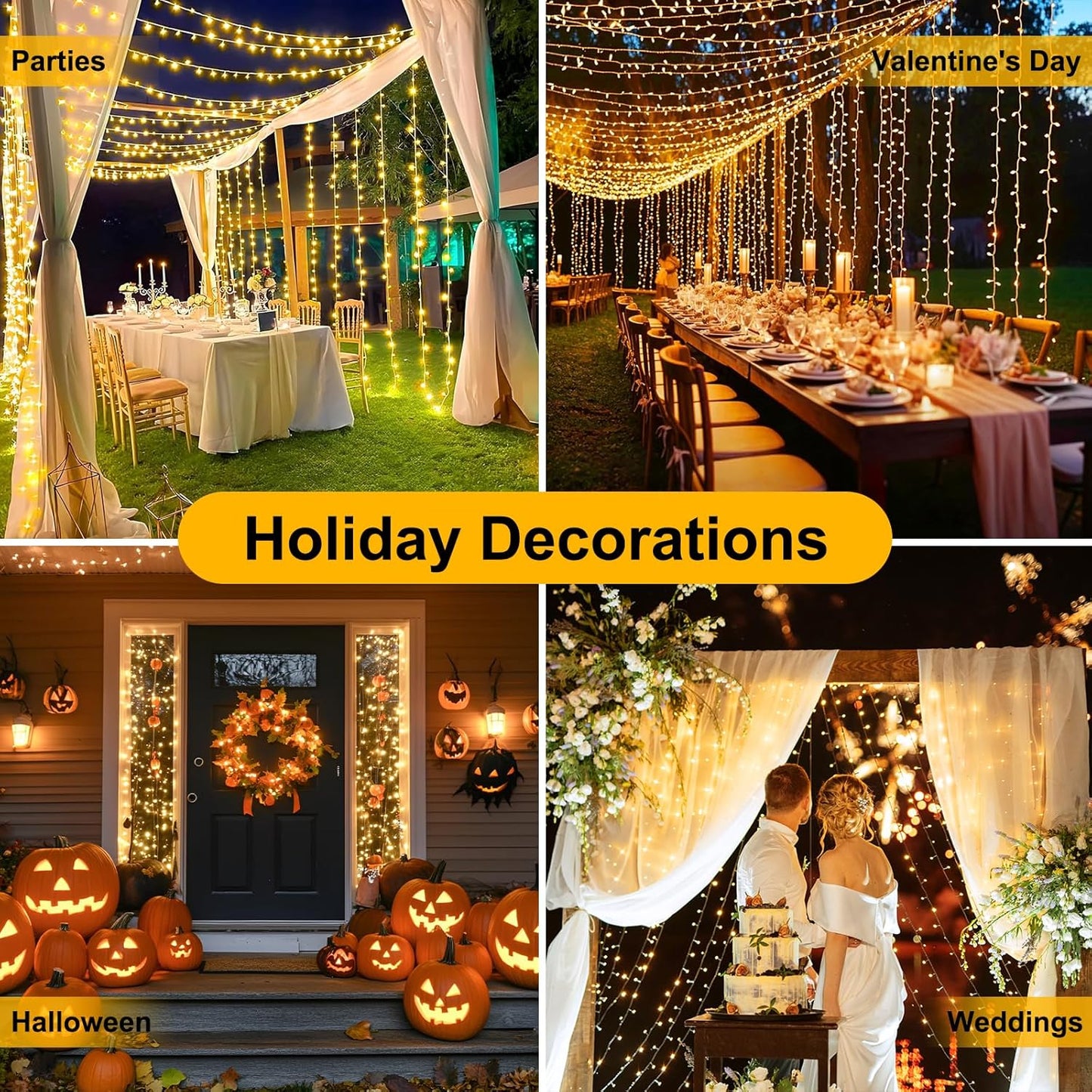 Mini LED Fairy Lights for Apartment Balcony and Room Decor, Connectable Twinkle String Lights with Timer