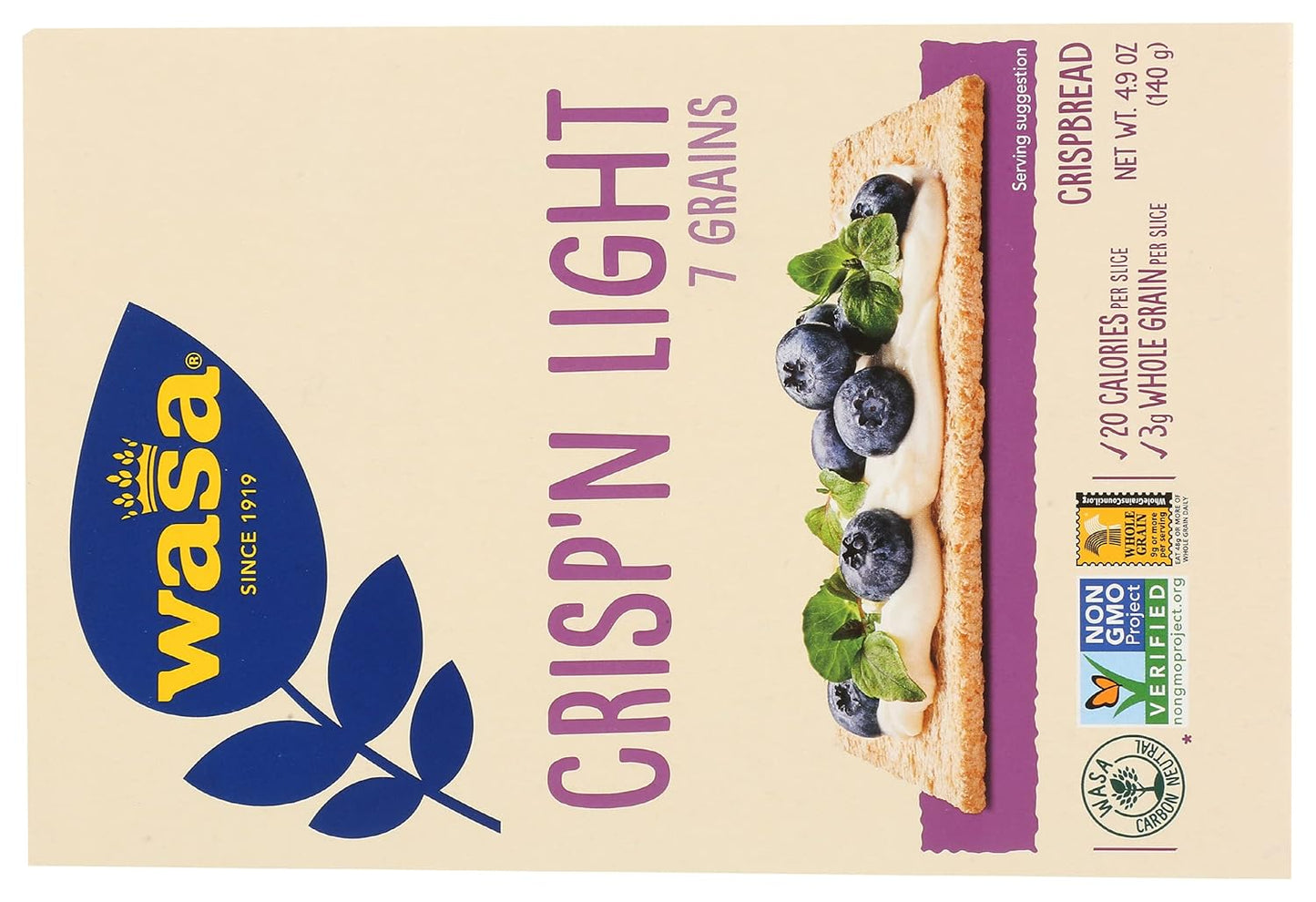 minimal ingredient list with no artificial additives highlighted on pack
