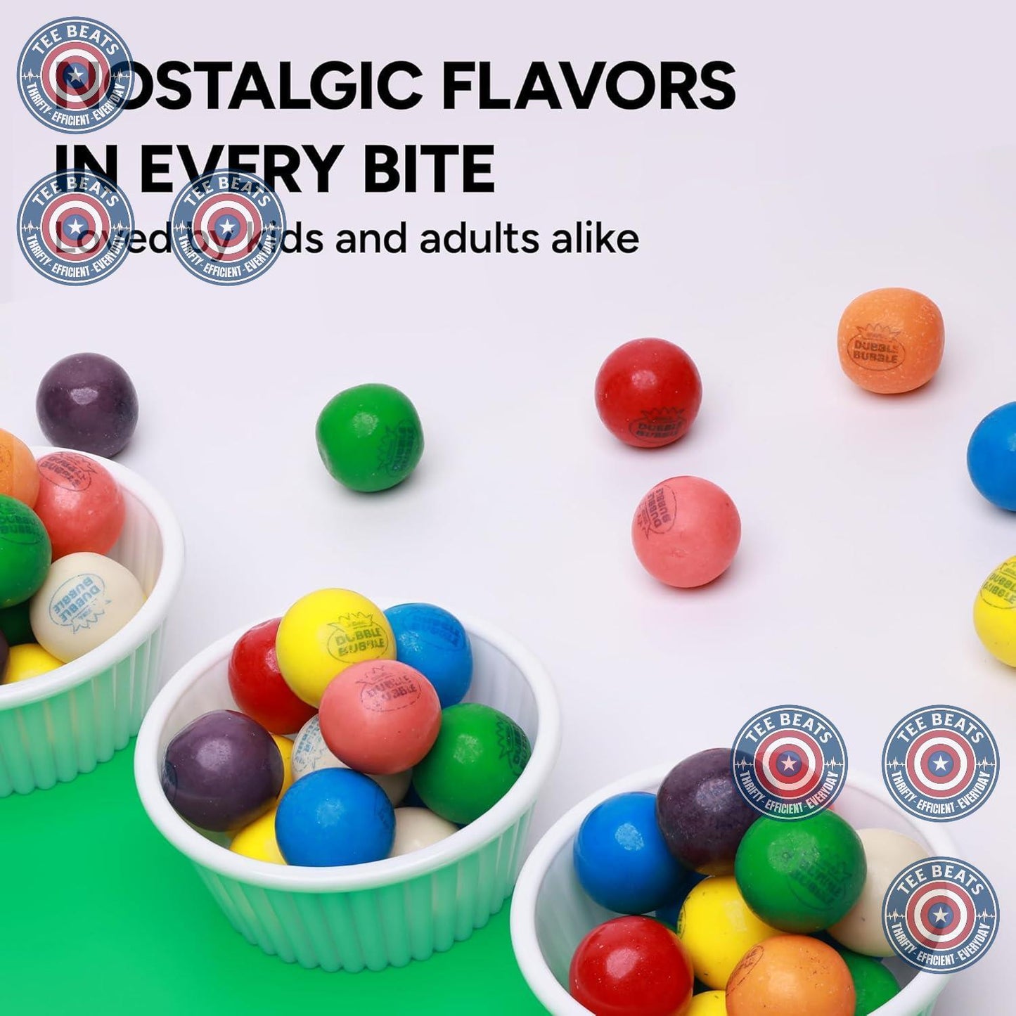 MiniMax Assorted Gumballs Decorative Bulk Pack for Wedding Candy Stations and Themed Dessert Table Styling