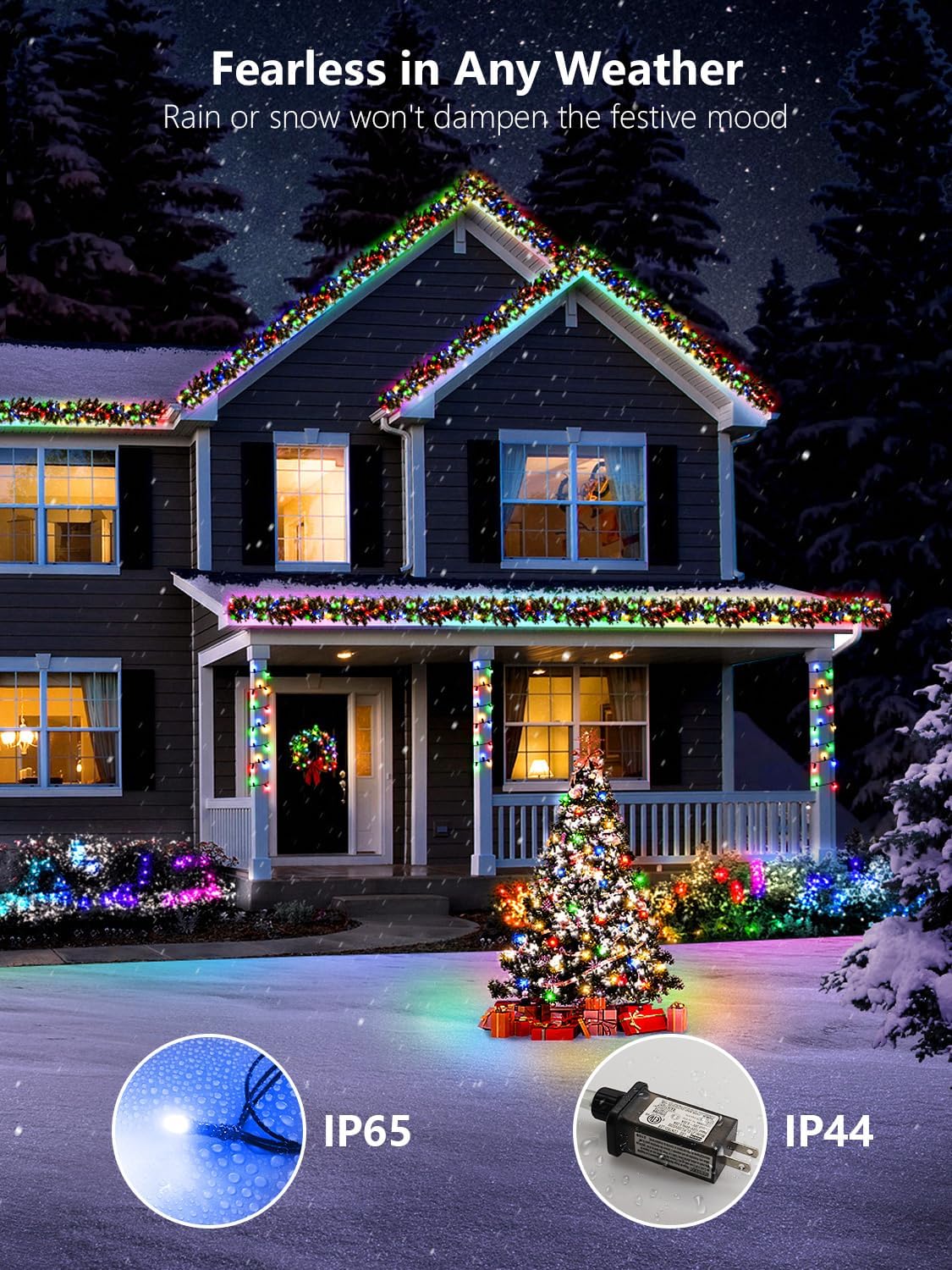 Minimax Cool to Touch Color Changing String Lights for Kids Bedroom – Safe 29V LED, No Flame, 6H Auto Timer, Remote Control, 100FT