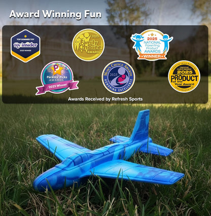 MiniMax Lightweight Foam Plane – Easy-Grip Airplane Toy Designed for Small Hands Ages 4+