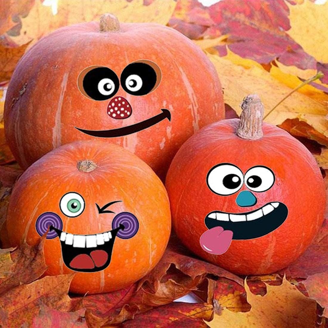 MiniPumpkin Stickers – Safe No-Carve Pumpkin Decorating Kit for Toddlers and Kids