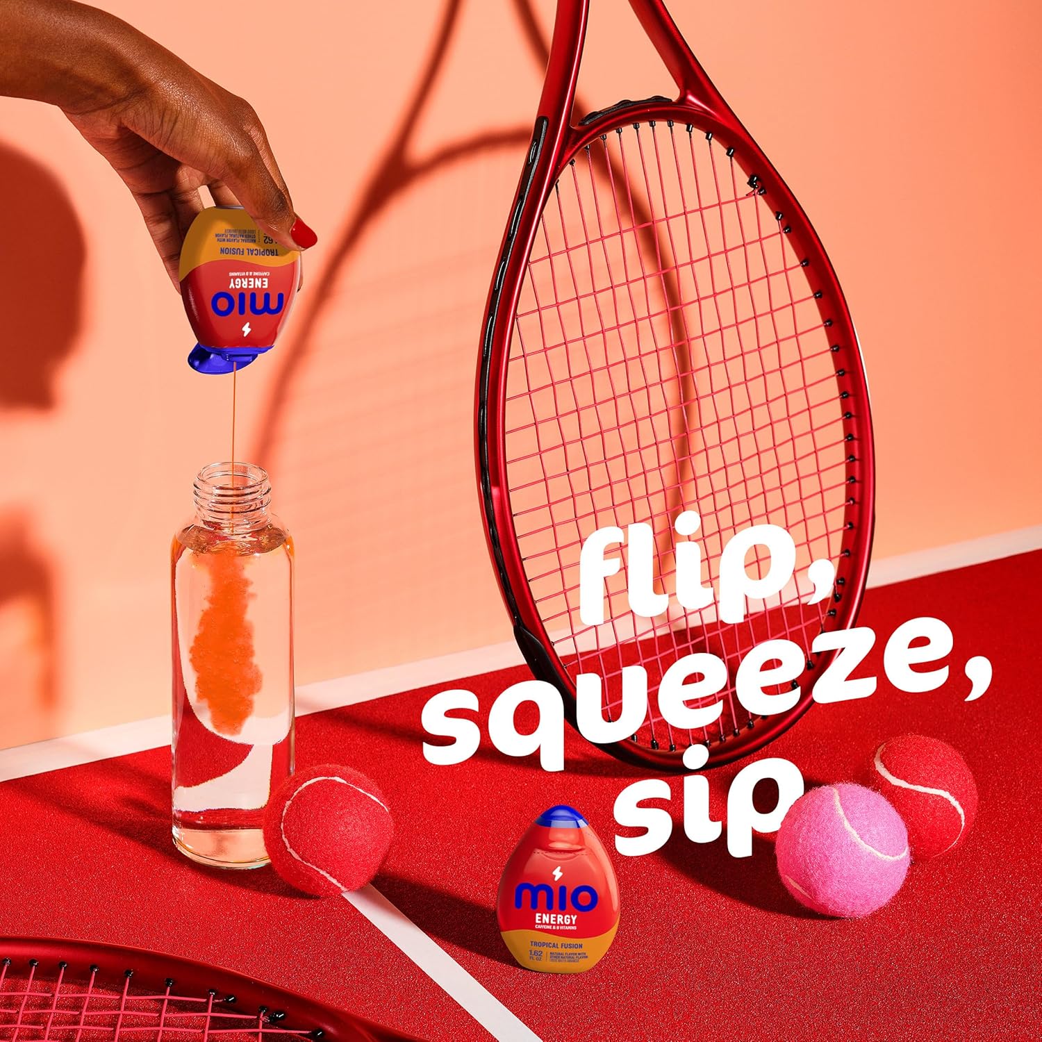 mio Energy Tropical Fusion – Clean Hydration Alternative, Single-Ingredient Squeeze Liquid Enhancer