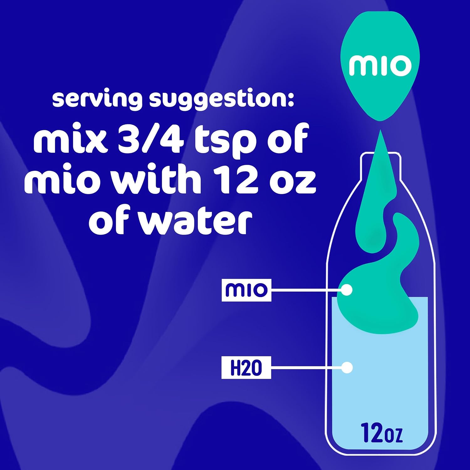 mio Hydrate Arctic Grape Squeeze Bottle – Minimalist Hydration with Zero Sugar, Zero Clutter, Zero Calories