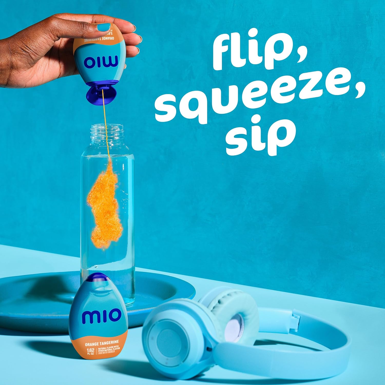 mio Orange Tangerine Liquid Water Enhancer – Kid Friendly Flavoring for Lunchboxes and School