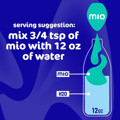 MiO Sport Berry Blast Liquid Water Enhancer – Compact 1.62 fl oz Squeeze Bottle for Clutter-Free Kitchens