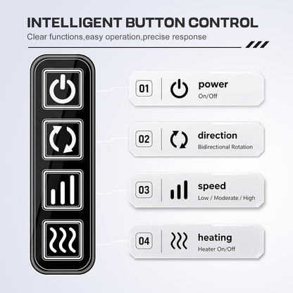 Mirakel Corded Massage Wrap with Built-In Safety Timer - Family-Friendly Pain Relief