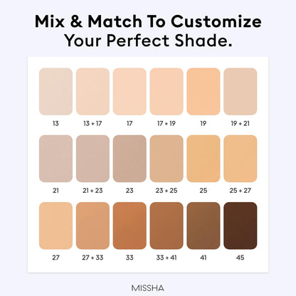 MISSHA M Perfect Cover BB Cream No.23 Natural Beige — Three-in-One Tinted Serum for Capsule Beauty Counter and Effortless Skin Routine