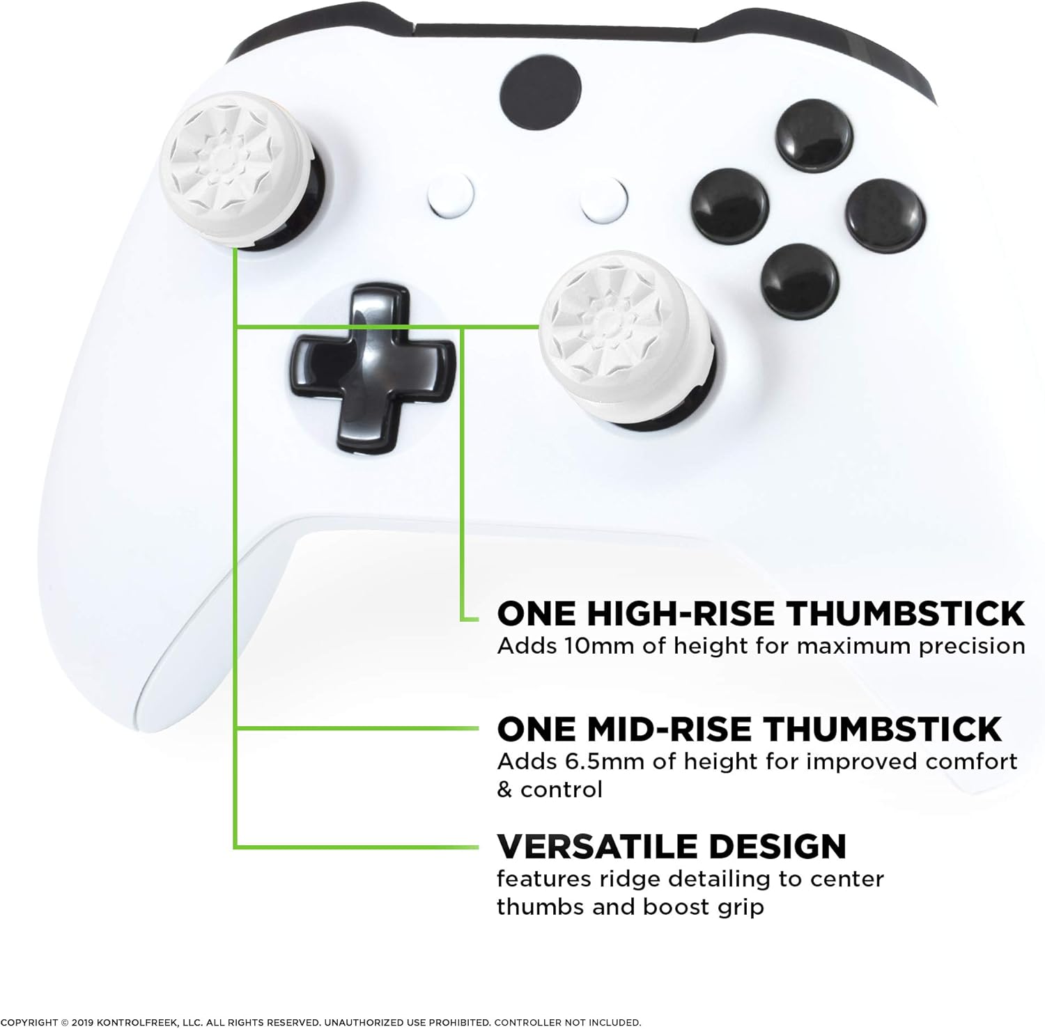mixed height design balancing precision aim and movement control