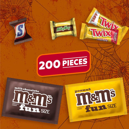 mixed sizes (fun-size and mini) to suit different appetites and treat budgets