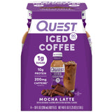 Quest Nutrition Iced Coffee Ready-to-Drink Protein Shake for Office Desk, 200mg Caffeine for Mid-Afternoon Focus Between Meetings