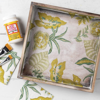Mod Podge Matte Clear Finish for Streamlined Crafting, One Bottle Does Glue, Seal and Finish