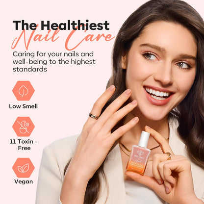 modelones 5-Free Nail Hardener – Clean, Non-Toxic Treatment Polish Free of Harsh Chemicals