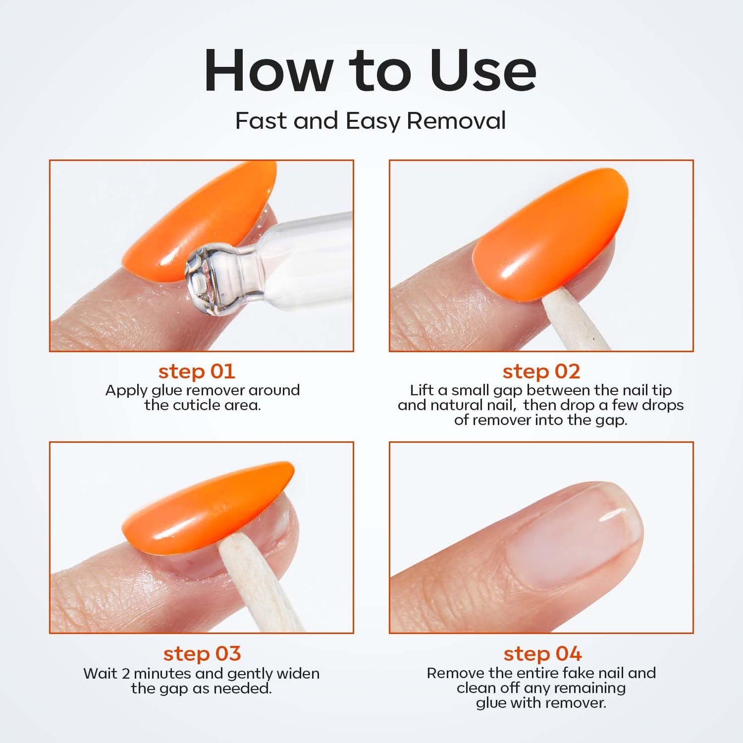 Modelones 50 ML Nail Glue Remover – Fast 2-Minute Press-On Removal for Busy Work-From-Home Routines