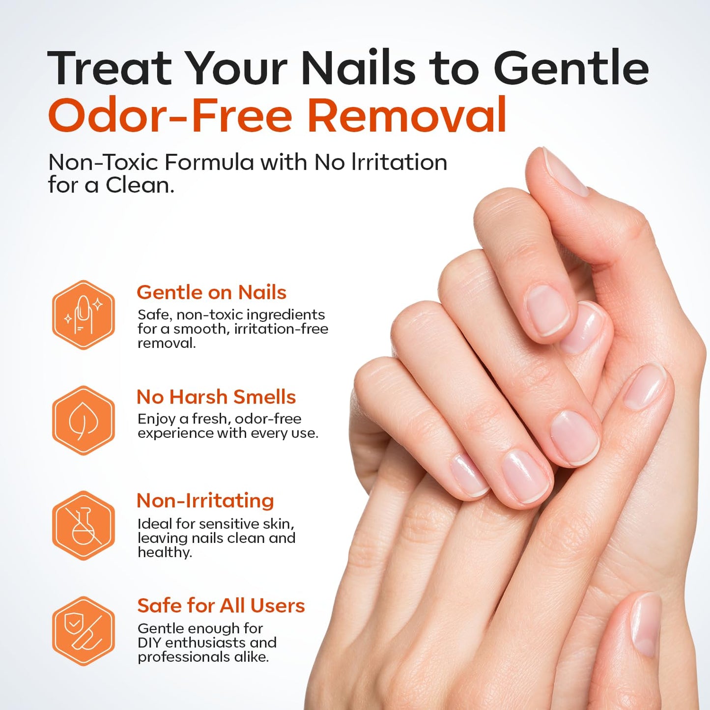 Modelones 50 ML Nail Glue Remover – Fast 2-Minute Press-On Removal for Busy Work-From-Home Routines