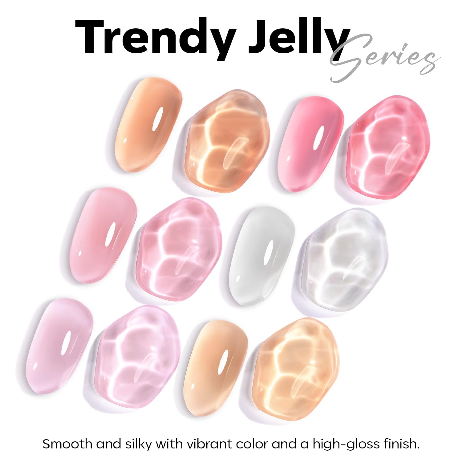 modelones Milky White Gel Nail Polish – Self-Care Manicure Ritual, Toxin-Free Low Odor At-Home Gel Polish for Evening Wind-Down