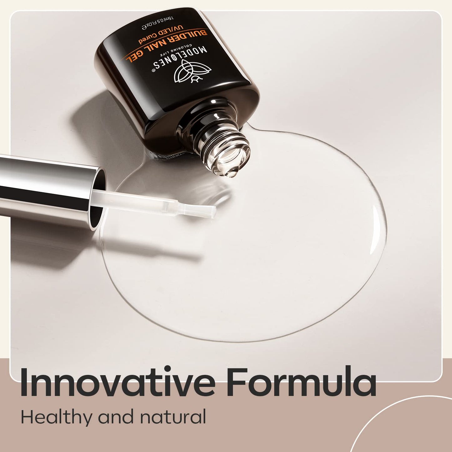 modelones Paraben-Free Builder Gel – Calming Nail Ritual with Non-Toxin, Low-Smell Formula