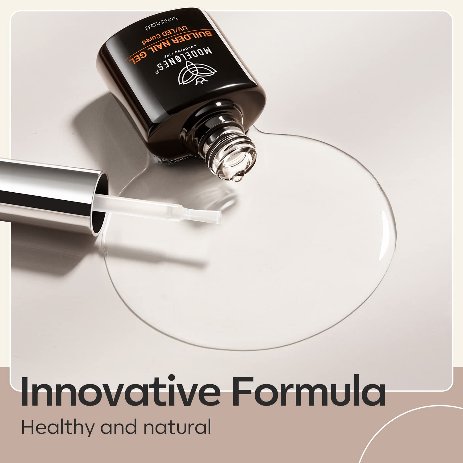 modelones Paraben-Free Builder Gel – Calming Nail Ritual with Non-Toxin, Low-Smell Formula