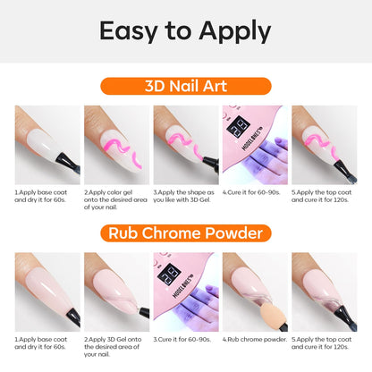 Modelones Premium 3D Sculpting Gel – Salon-Grade Nail Art for an Elevated At-Home Manicure