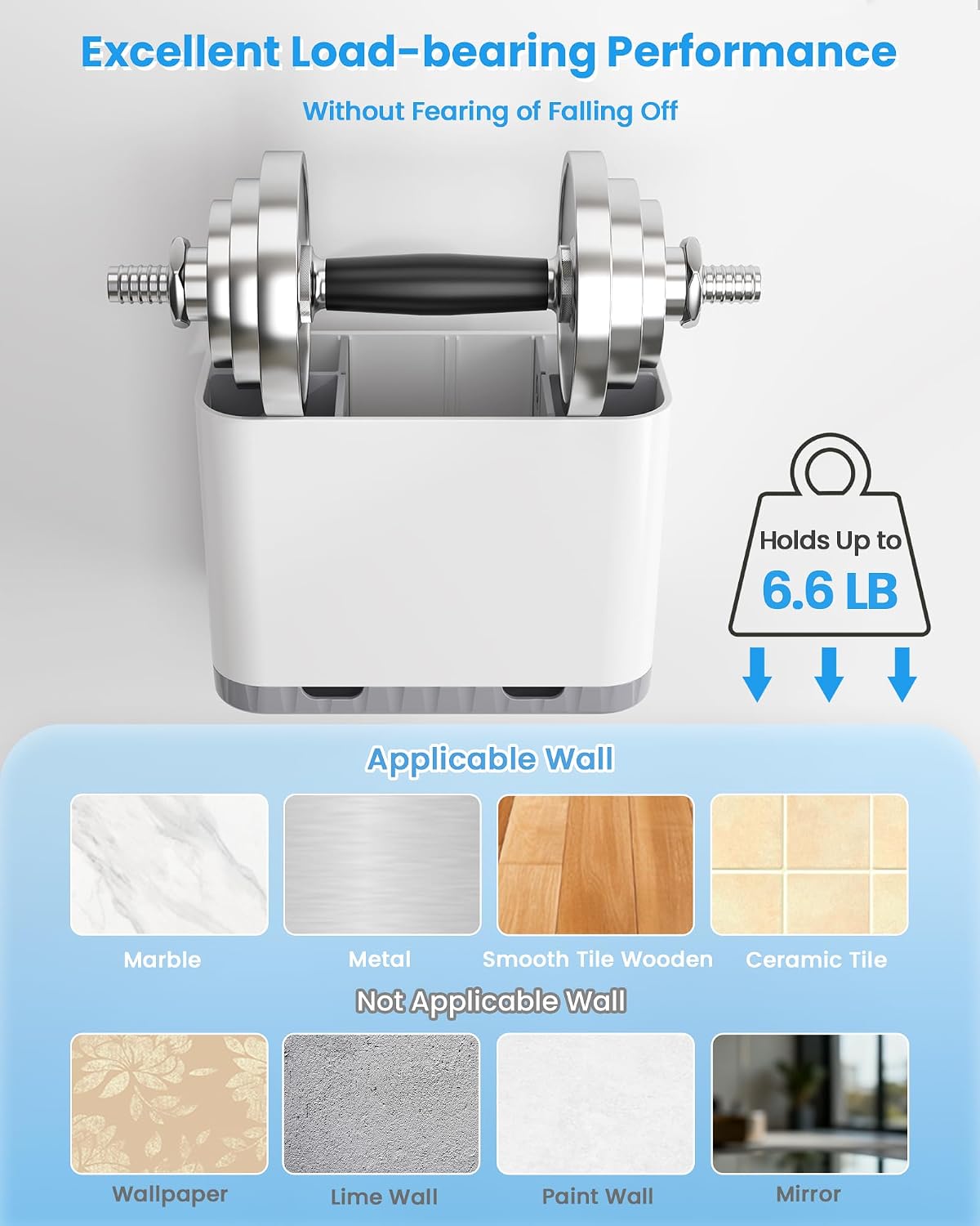 Modernis 5-Slot Toothbrush Station – Style-Forward Wall Mounted Bathroom Accessory for Modern Vanities